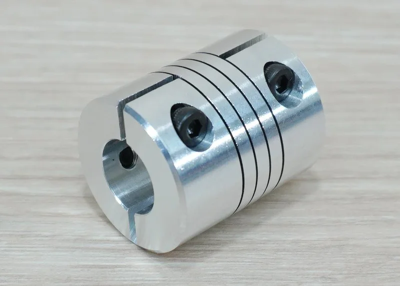 Precision machined flexible shaft coupling